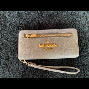 Grey Kate Spade Wallet